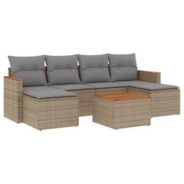 Garten sofagarnitur poly-rattan