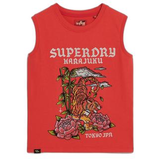 Superdry  débardeur à strass effet tatouage 