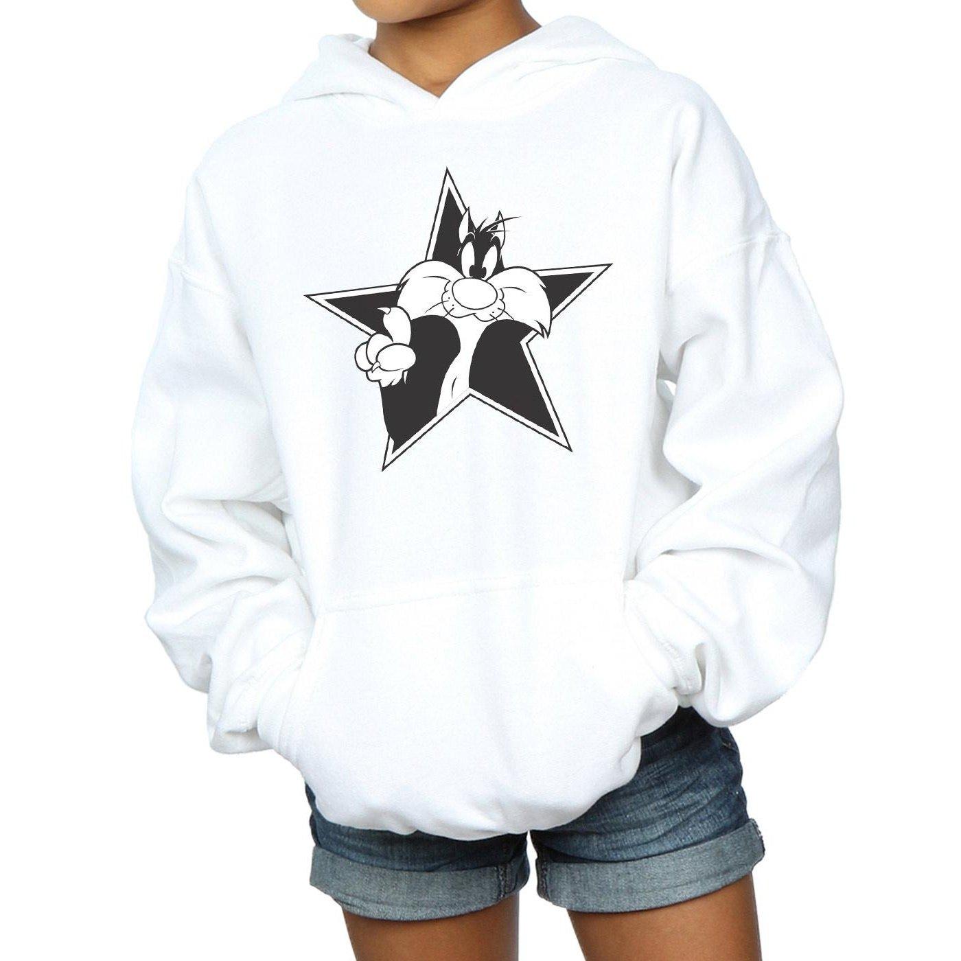 LOONEY TUNES  Sweat à capuche SYLVESTER MONO STAR 