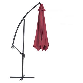 Beliani Parasol suspendu en Tissu Moderne RAVENNA  
