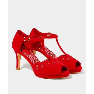 Joe Browns  Ausschnitt Detail Peep Toe T-Bar Heels 