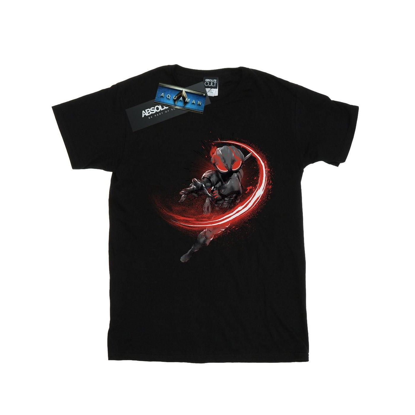 DC COMICS  Tshirt AQUAMAN BLACK MANTA FLASH 