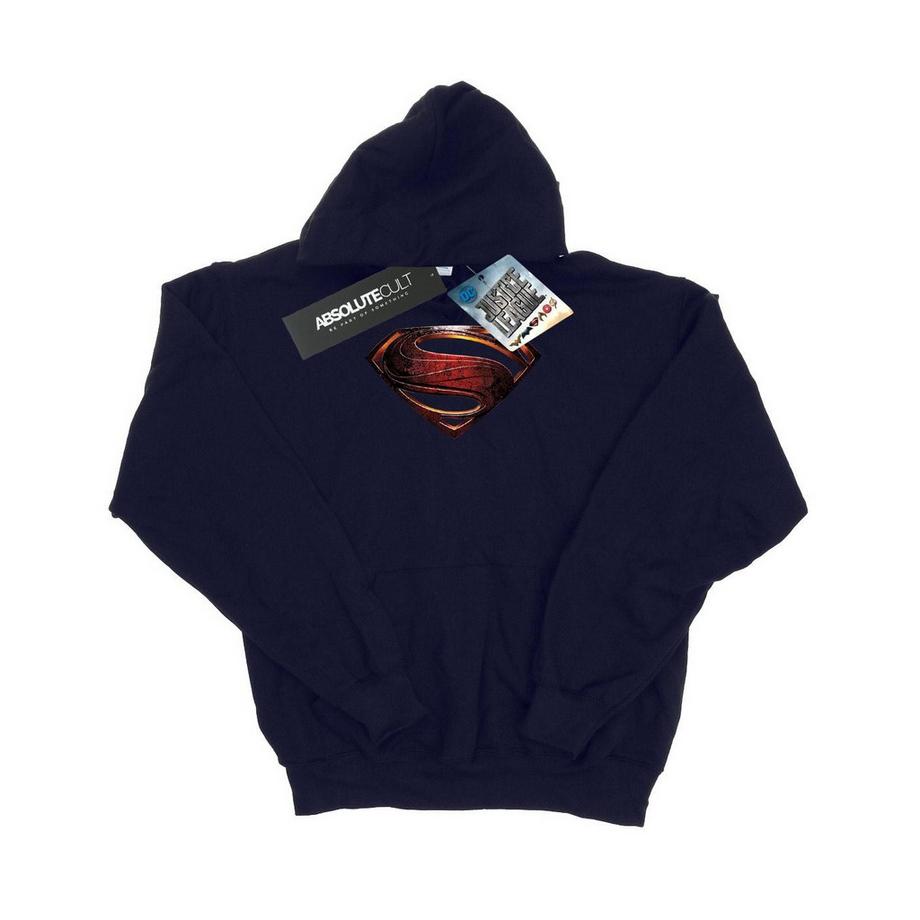 DC COMICS Justice League Superman Logo Felpa con Cappuccio  