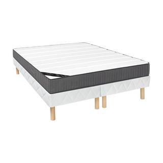 Vente-unique Ensemble 180 x 200 cm sommier + matelas ressorts ensachés 7 zones et mousse haute résilience ép.26cm - AUDACE de PALACIO  