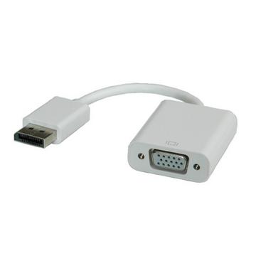 ROLINE DisplayPort-VGA Adapter, M/F VGA (D-Sub) Bianco