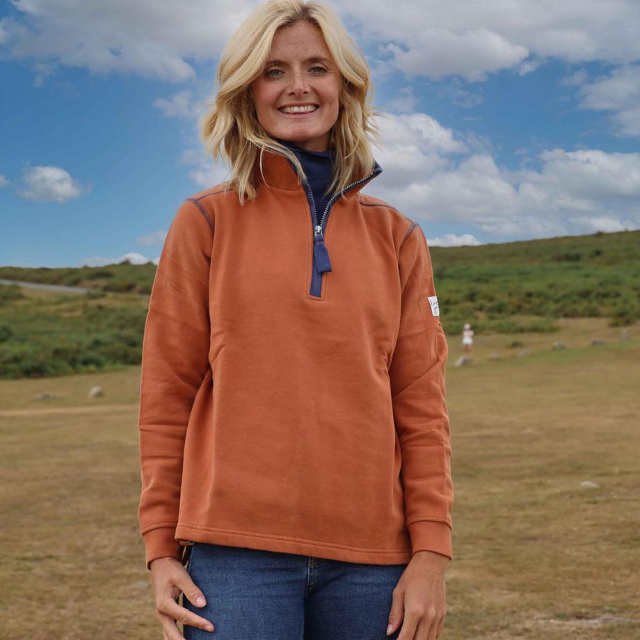 Lazy Jacks Sweatshirt  , mit kurzem Reißverschluss  