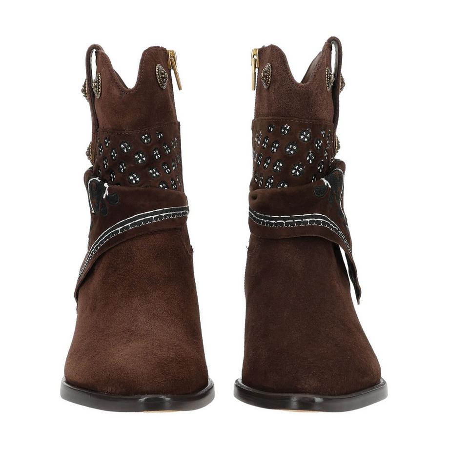 Dolce Vita Bottine style western avec broderie et clous  