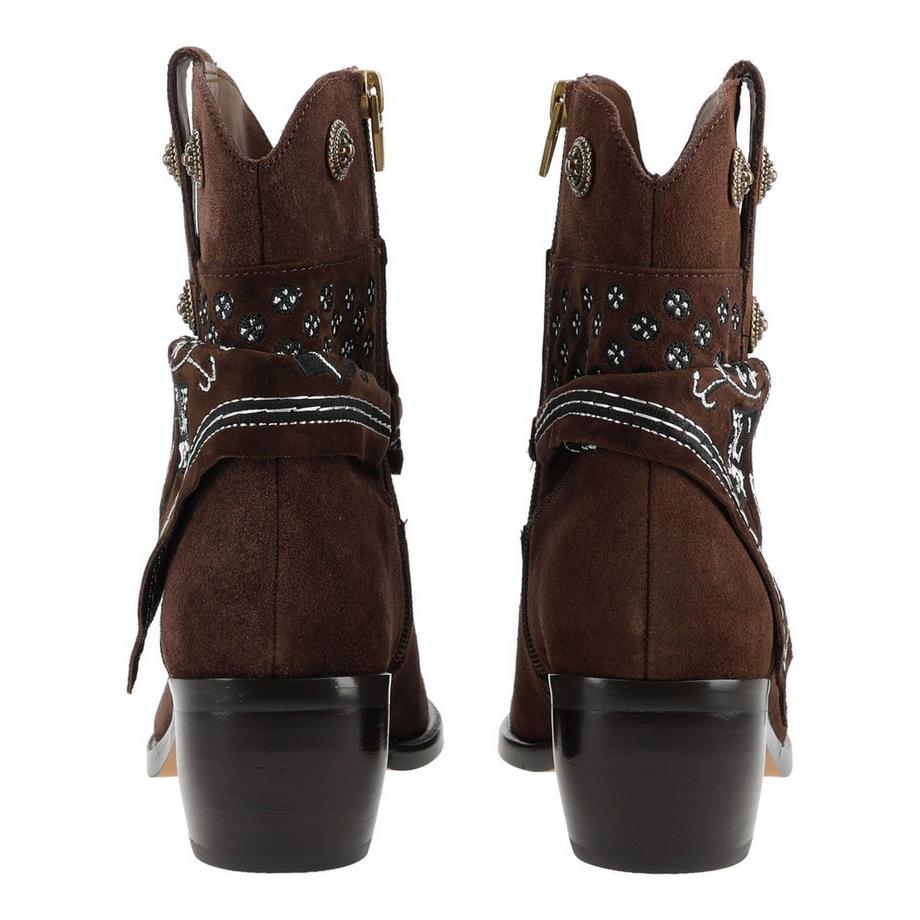 Dolce Vita Bottine style western avec broderie et clous  