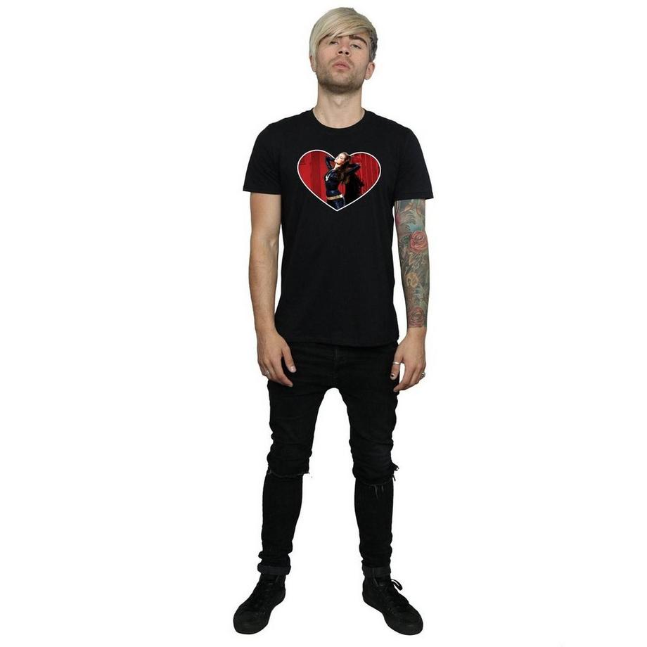 DC COMICS Batman Catwoman Cuore T-Shirt Stampata  