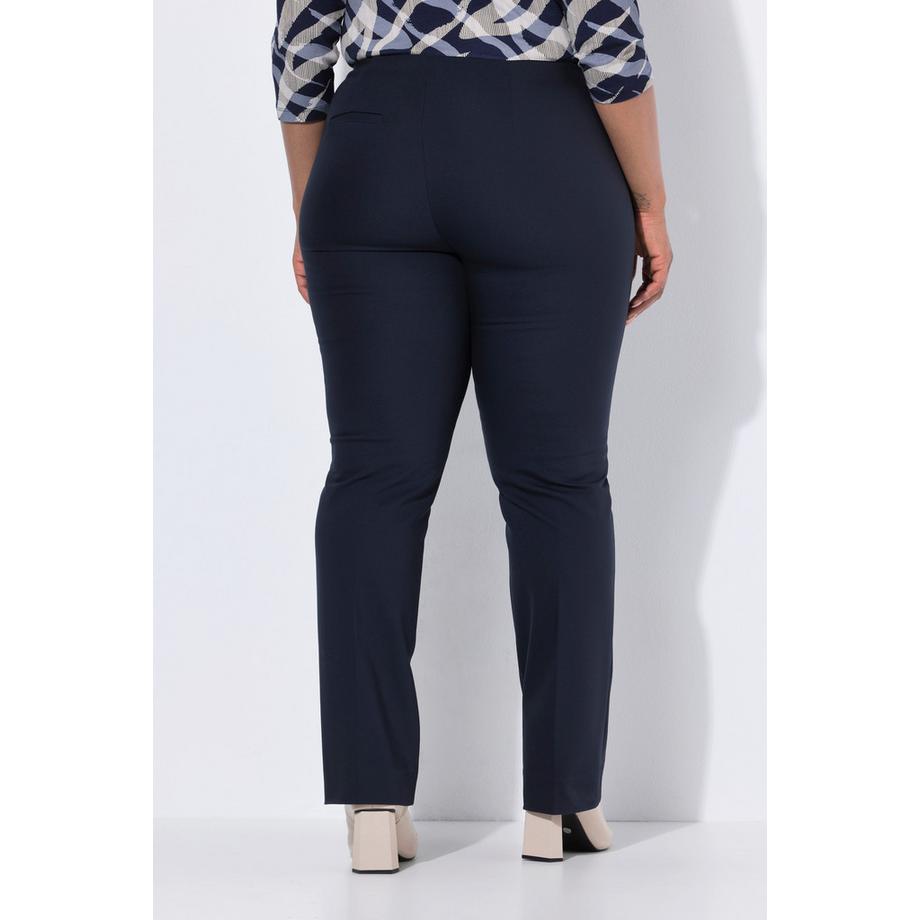 Ulla Popken Rose Gerade Bein Komfortbund Stretch Hose  