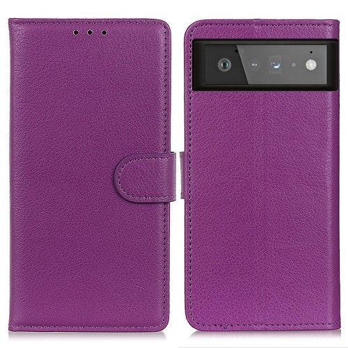 Cover-Discount  Google Pixel 6 - Leder Etui Hülle 