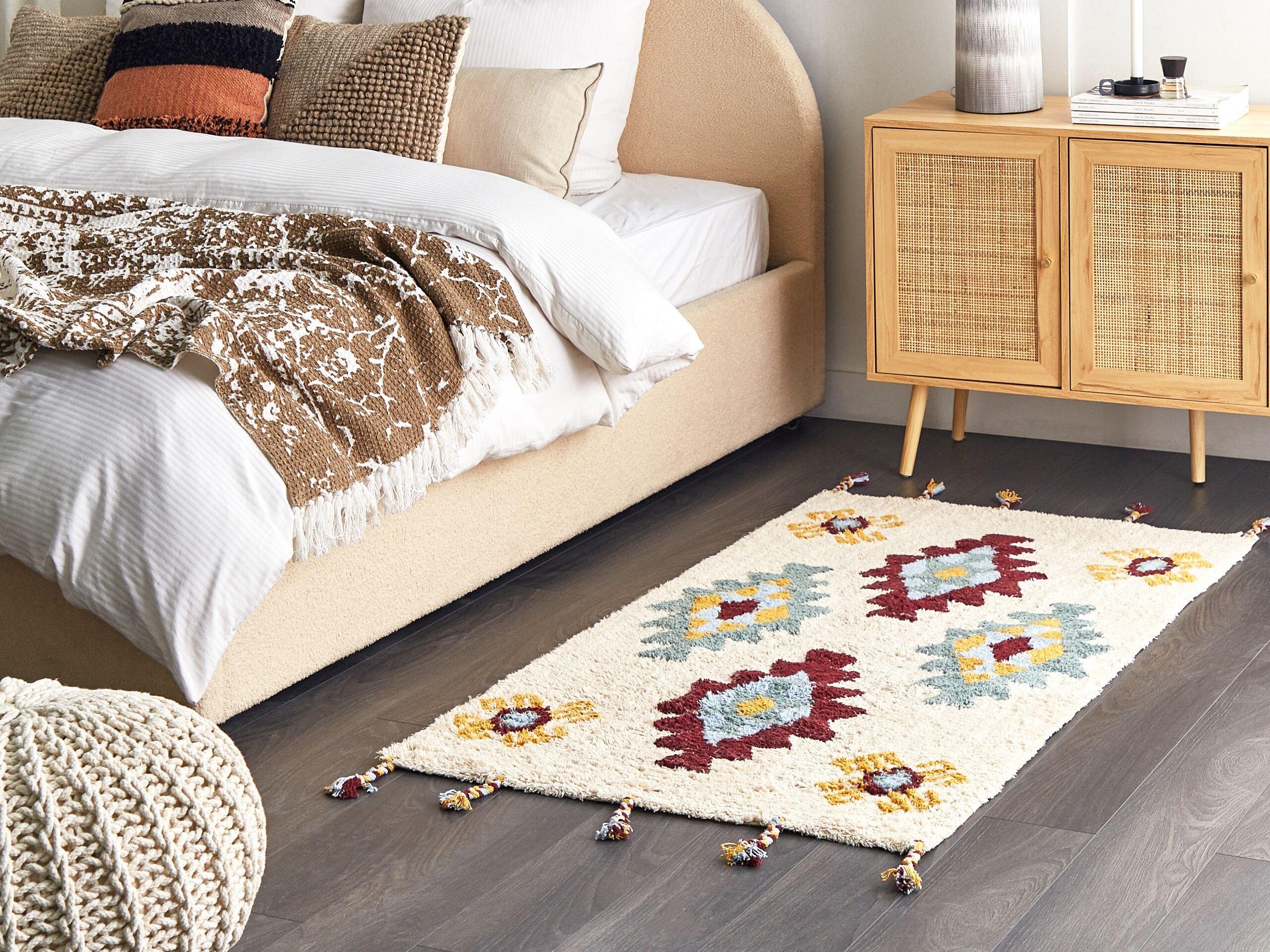 Beliani Tapis en Coton Boho DUZCE  