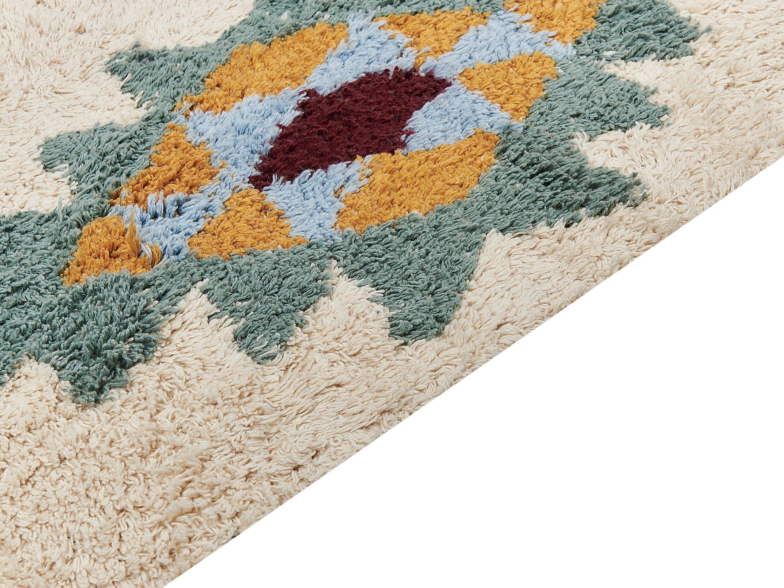 Beliani Tapis en Coton Boho DUZCE  