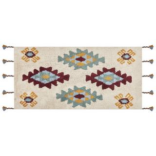 Beliani Tapis en Coton Boho DUZCE  