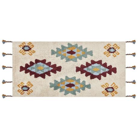 Beliani Tapis en Coton Boho DUZCE  