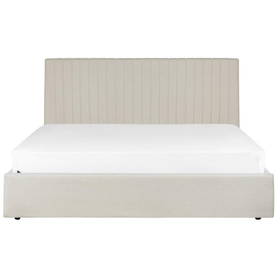 Beliani Letto contenitore en Tessuto  VION  