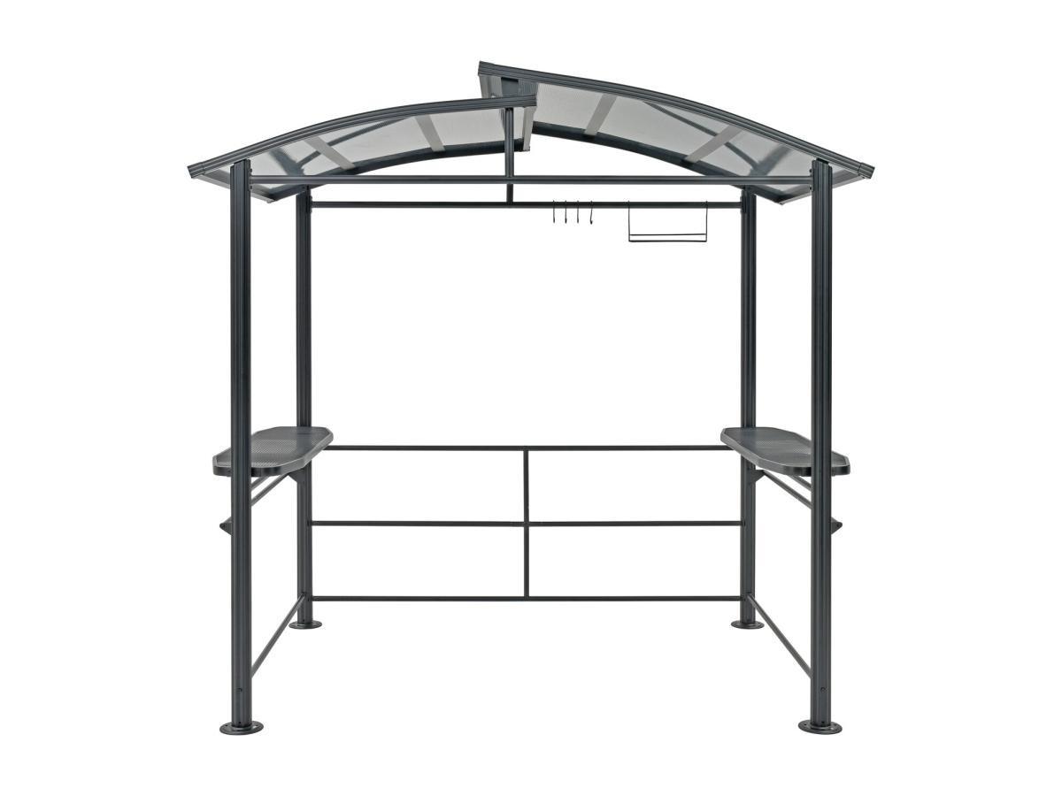 Vente-unique Grillpavillon aus Stahl - 240 x 150 x 230 cm - EMBERIO  