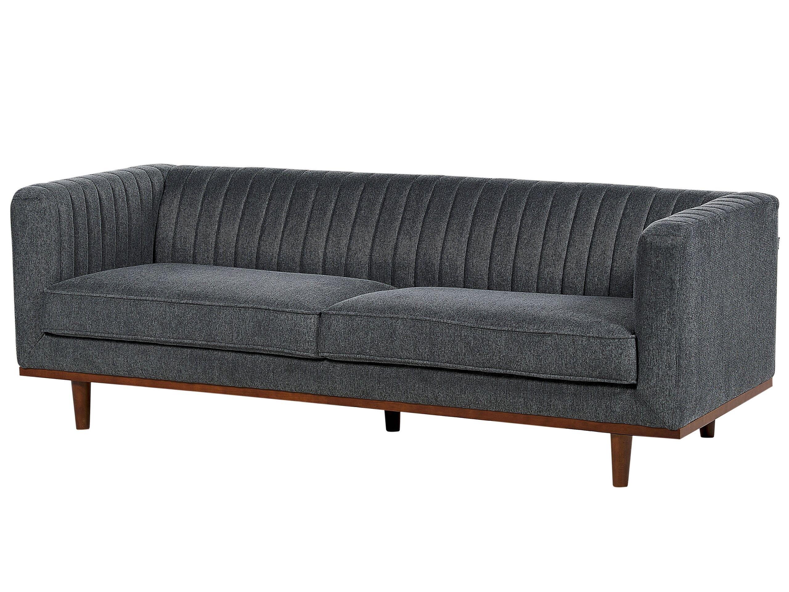 Beliani 3 Sitzer Sofa aus Stoff Modern SKAULE  