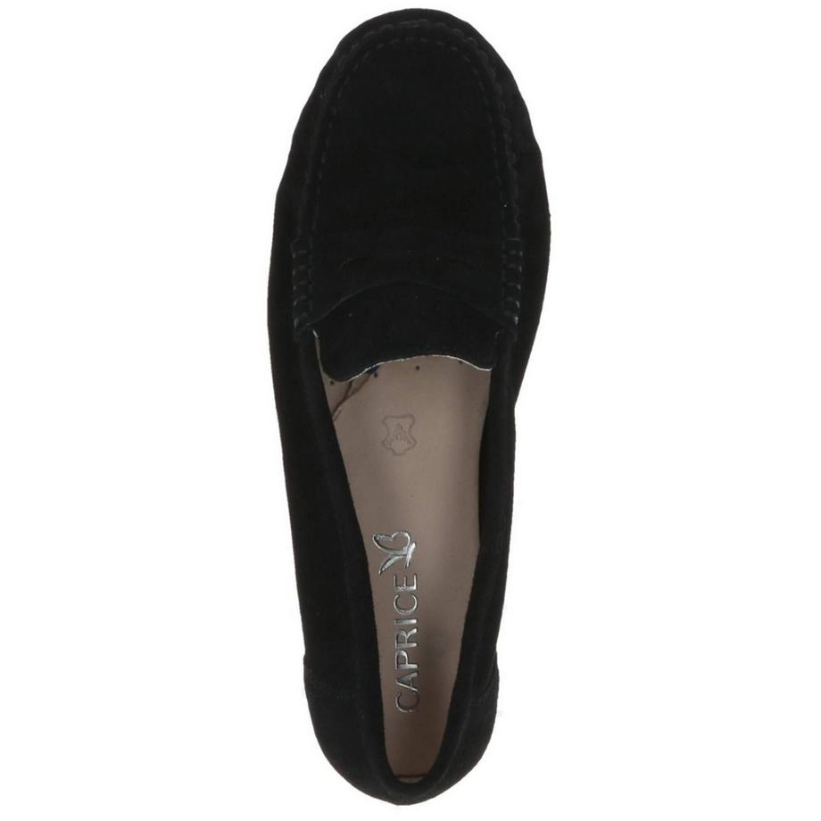 CAPRICE Mocassin en cuir velours  