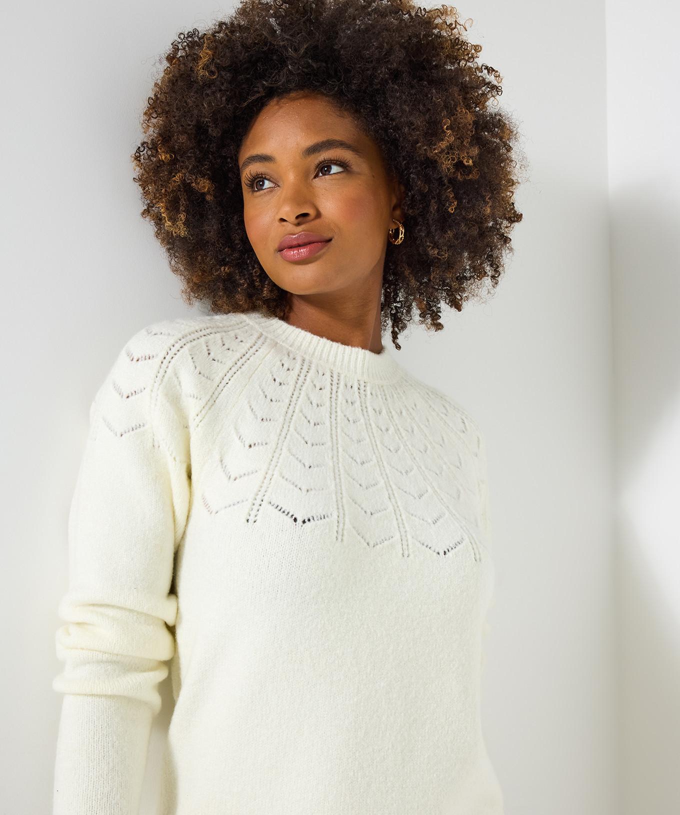 Joe Browns Strickkleid Pointelle Details  