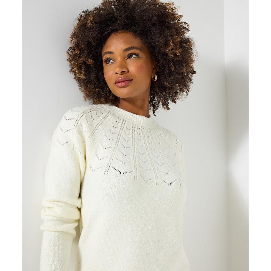 Joe Browns Strickkleid Pointelle Details  