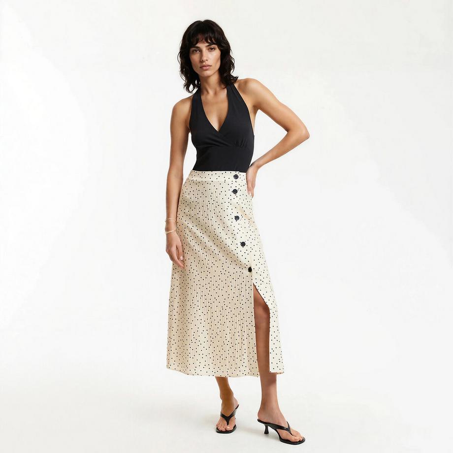 La Redoute Collections Top con Scollo Incrociato all'Americana  