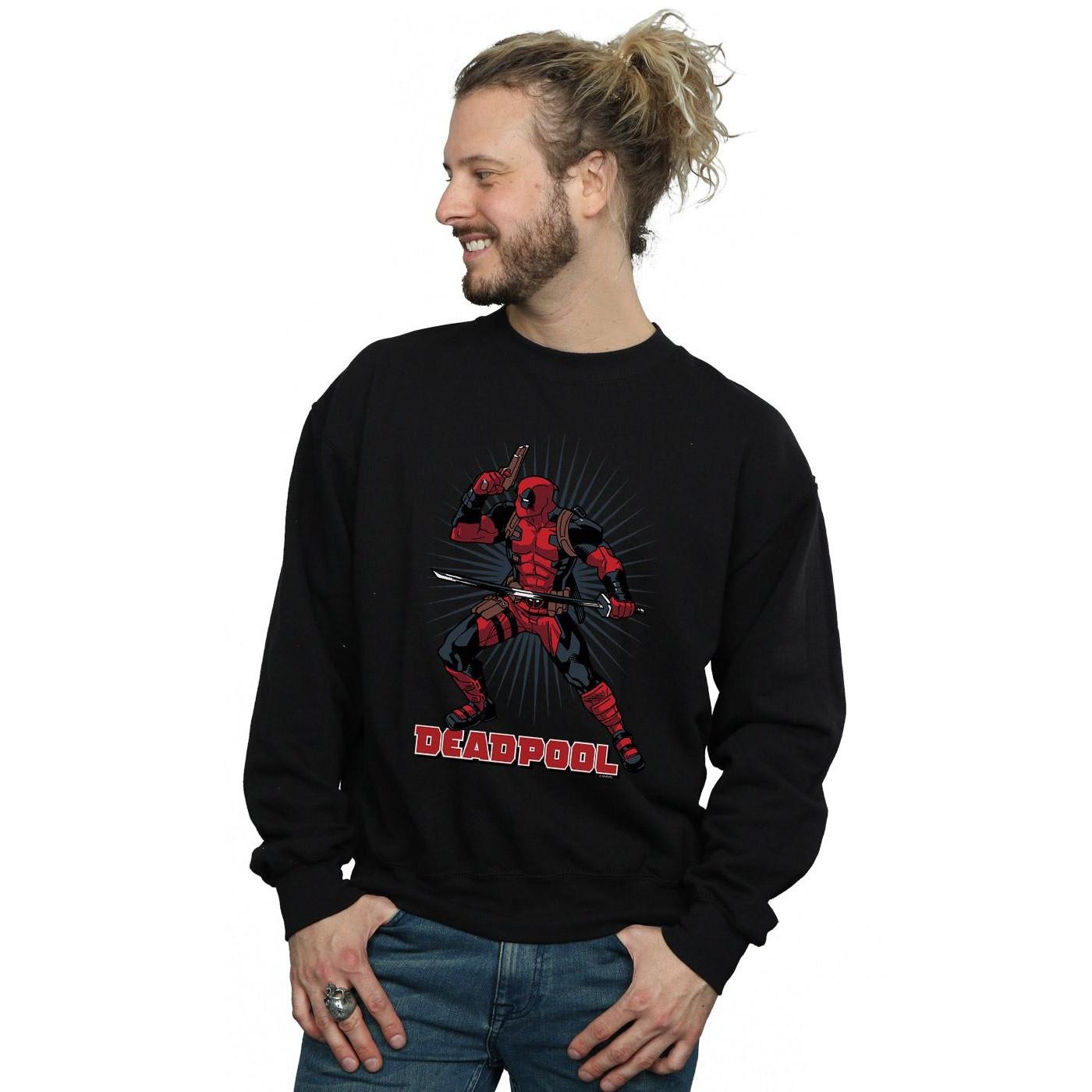 MARVEL  Gun Sword Burst Sweatshirt 