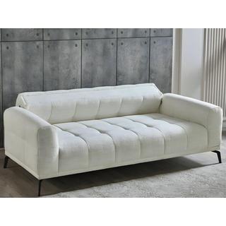PASCAL MORABITO Sofa 3-Sitzer - melierter Stoff - Weiß - RICADI von Pascal Morabito  