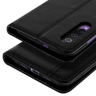 Avizar  Étui cuir vintage Xiaomi Mi 9 Noir 