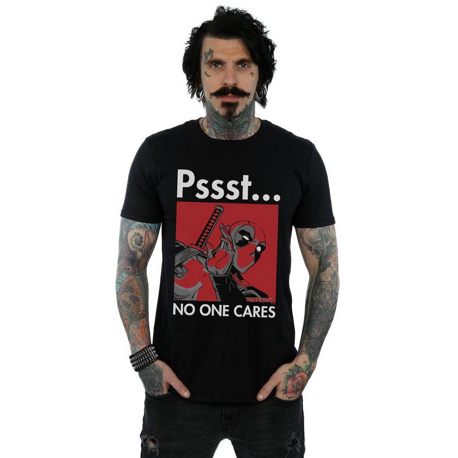MARVEL Deadpool No One Cares T-Shirt  