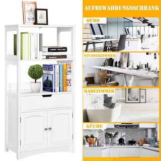 B2X Haushaltsregal Aufbewahrungsschrank Küchenregal Unterschrank mit Schublade  