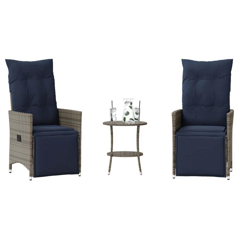 VidaXL Bistroset poly-rattan  