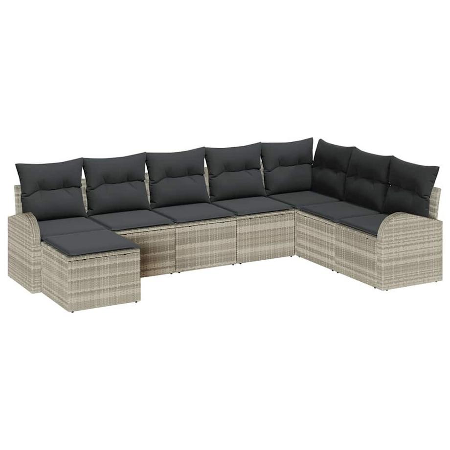 Ensemble de canapés poly rattan
