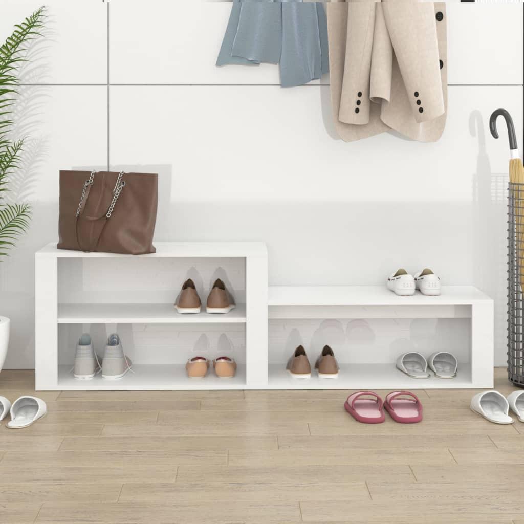 VidaXL Armoire à chaussures bois d'ingénierie  