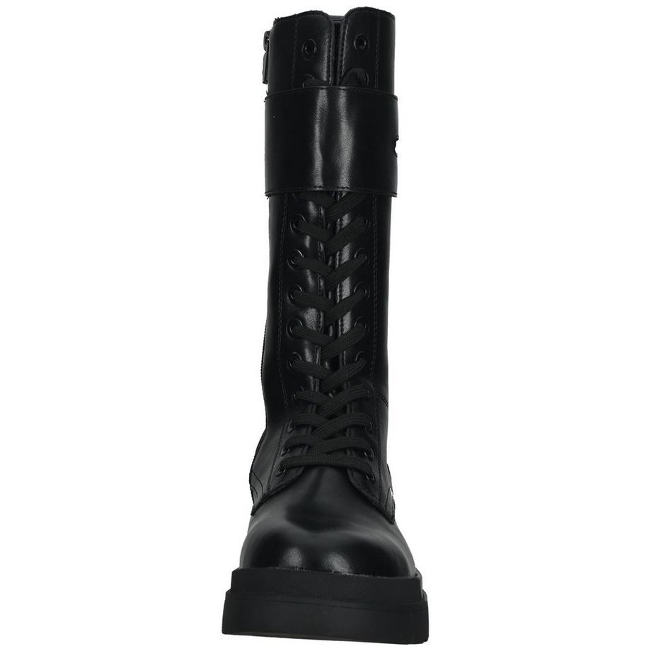 TOM TAILOR Stivali stringati con fibbie  