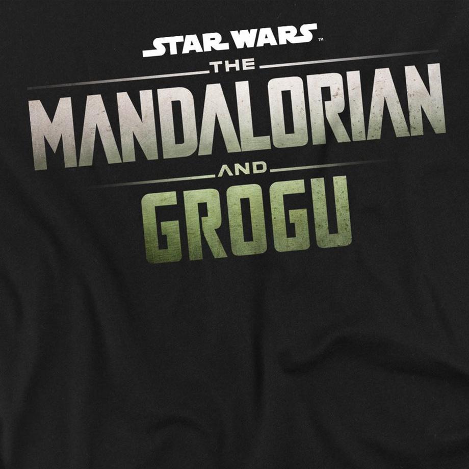 STAR WARS Star Wars The Mandalorian e Grogu T-Shirt Maniche Lunghe  