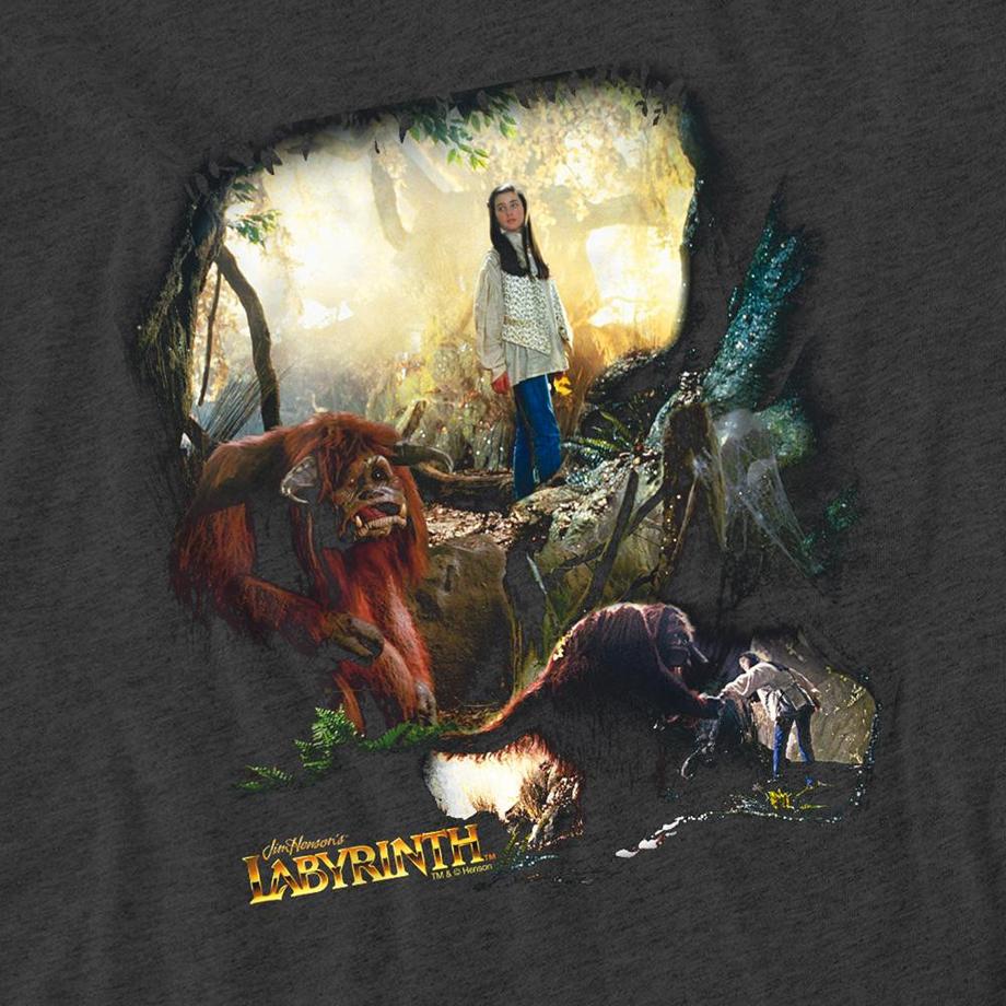 Labyrinth  T-ShirtMotif Sarah Et Ludo 