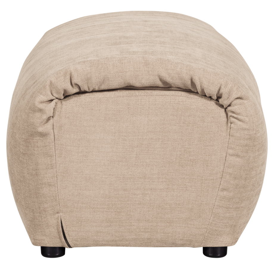 mutoni Tabouret Baggy tissé chenille sable 91x50  