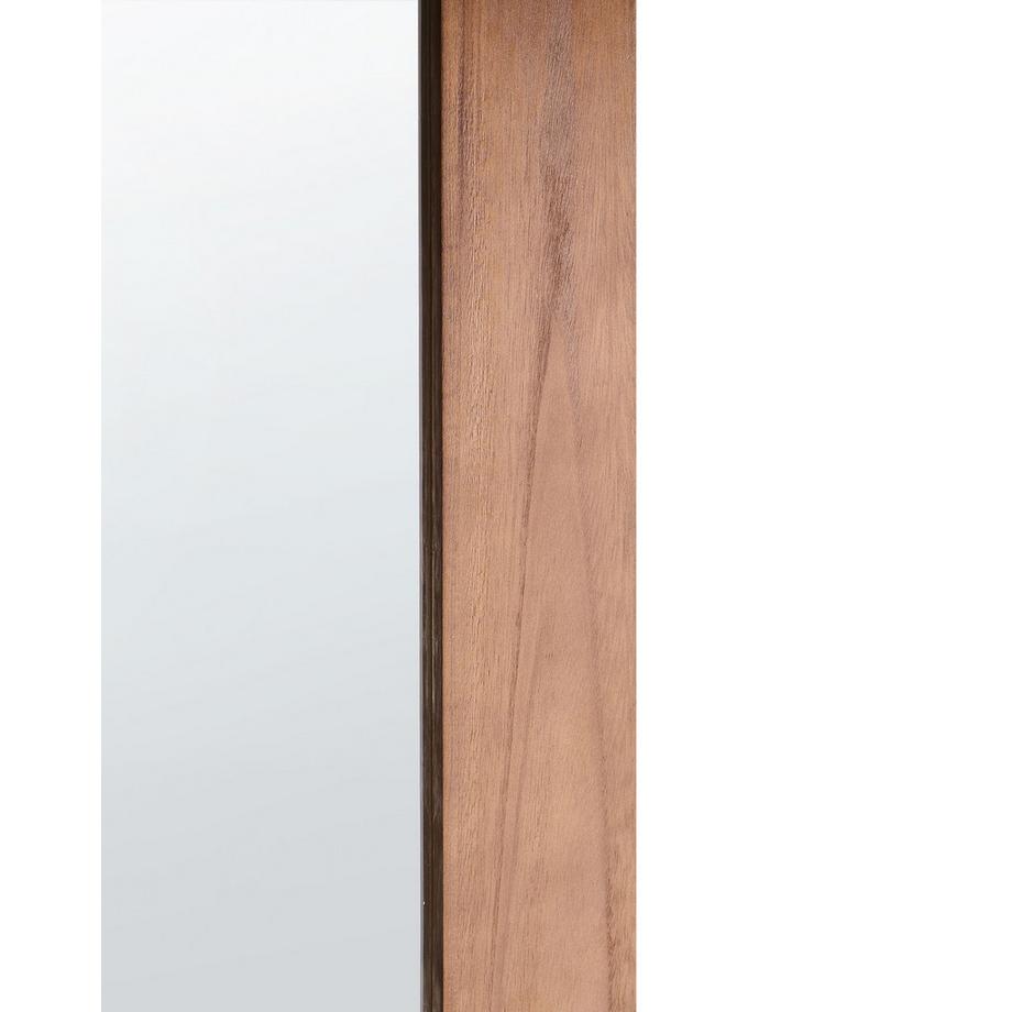 Beliani Wandspiegel aus Tannenholz Rustikal BLOSVILLE  