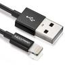 deleyCON  deleyCON USB - Lightning 0,15 m Schwarz 