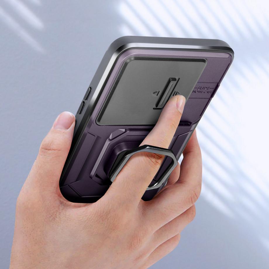 Avizar  Coque Antichoc Xiaomi 14 Ring Violet 