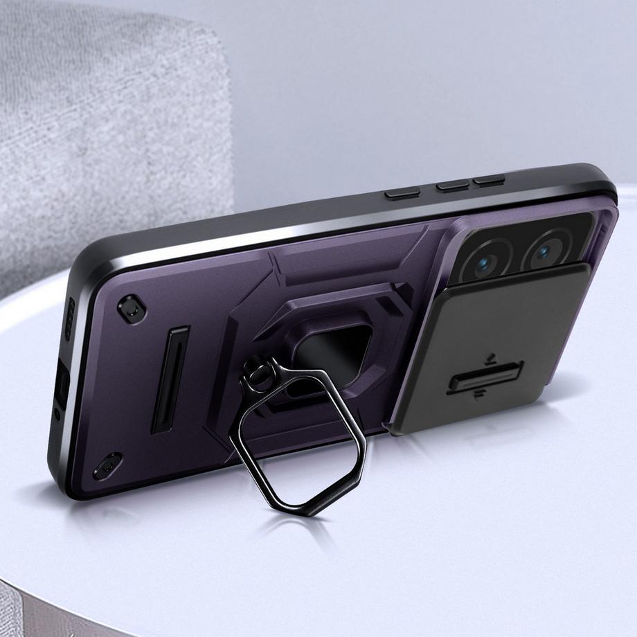 Avizar  Coque Antichoc Xiaomi 14 Ring Violet 