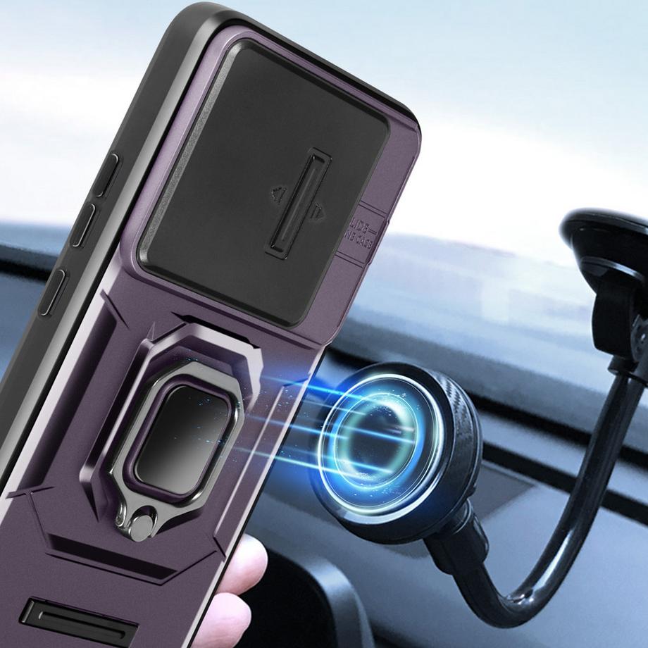 Avizar  Coque Antichoc Xiaomi 14 Ring Violet 