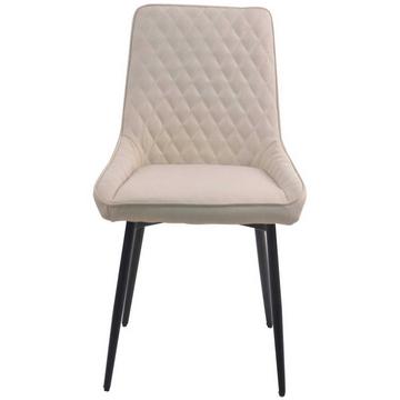 Chaise Diam beige (lot de 2)