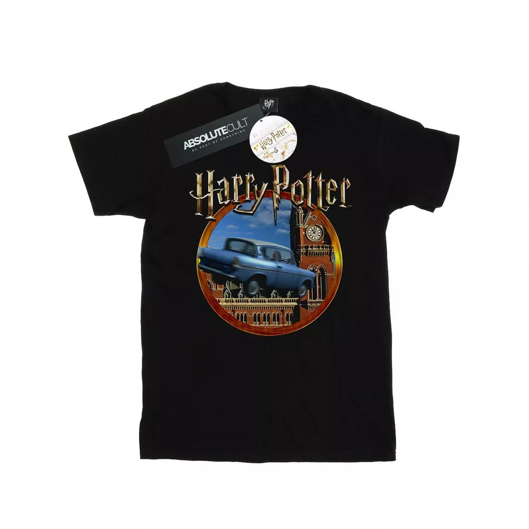 Harry Potter - TShirt, für Damen, Schwarz, Größe S