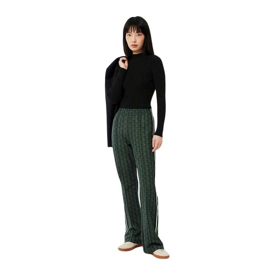 LACOSTE Top in Maglione a Coste con Logo  