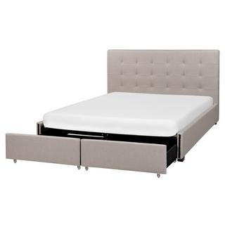 Beliani Letto contenitore en Poliestere Glamour ROCHELLE  