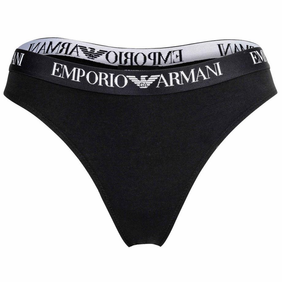 EMPORIO ARMANI Essential 2er Pack Figurbetonter String  