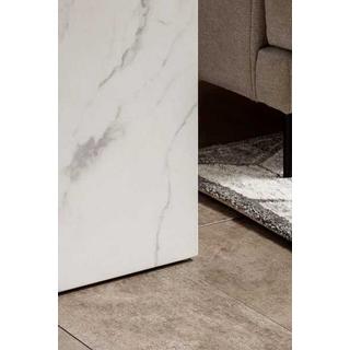 mutoni Tavolino effetto marmo bianco 45x45  
