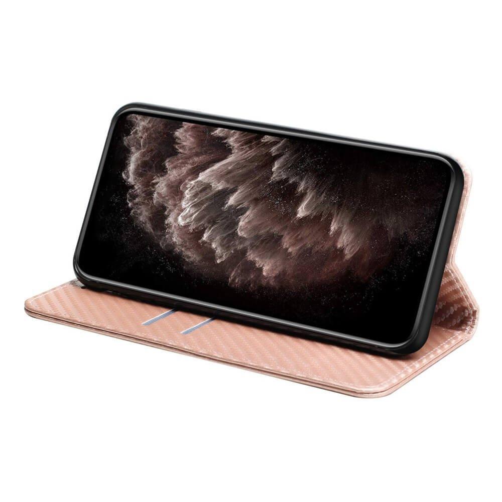 Cover-Discount  Galaxy S24 - Étui Flip Look Carbone 